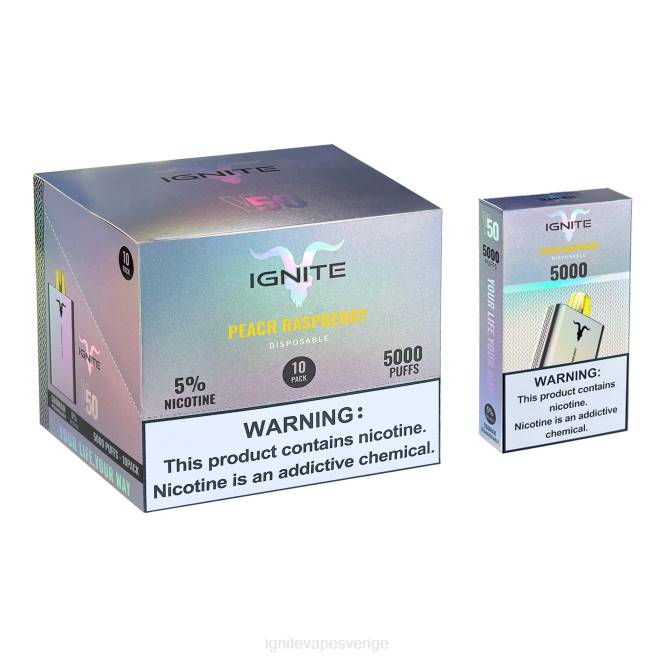 IGNITE V50 vape penna 10-pack blåbärsis 080F142 | Ignite Vape Sweden