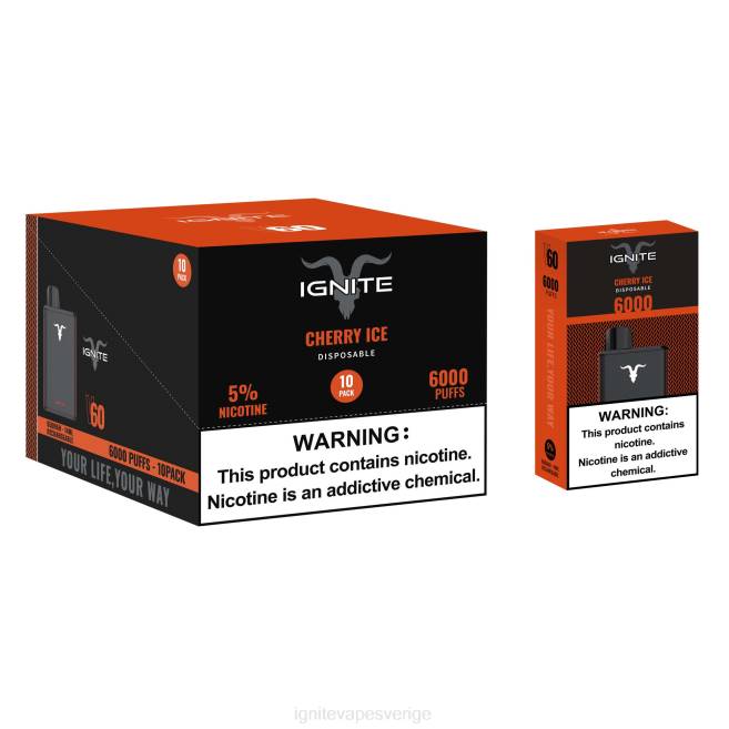 IGNITE V60 vape penna 10-pack jordgubbsbanan 080F27 | Ignite E Cigarettes