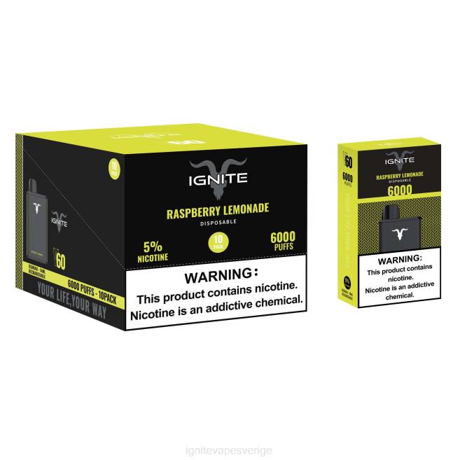 IGNITE V60 vape penna 10-pack jordgubbsbanan 080F27 | Ignite E Cigarettes