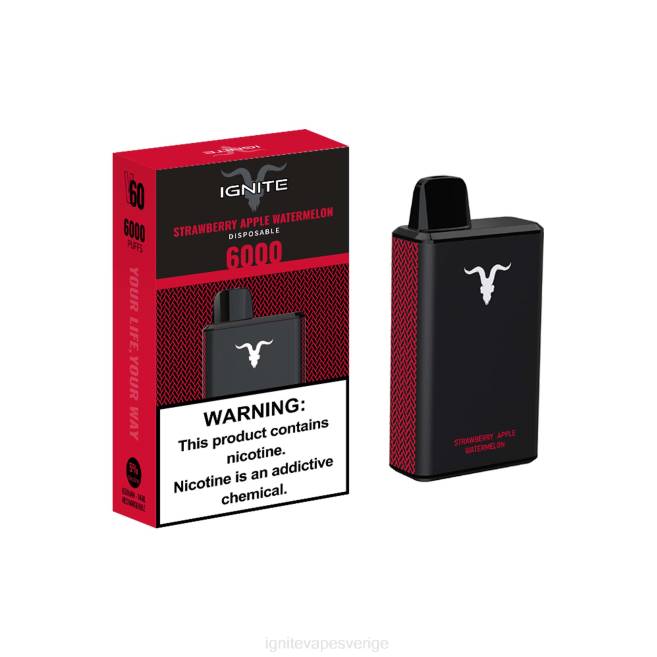 IGNITE V60 vape penna hallonsaft 080F35 | Ignite Vape Price