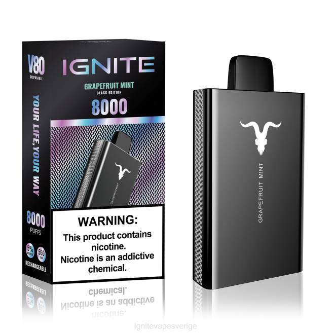 IGNITE V80 vape penna blåbär citron 080F42 | Ignite Vape Sweden